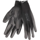 Extol Premium rukavice z polyesteru polomáčené v PU, černé 8856637
