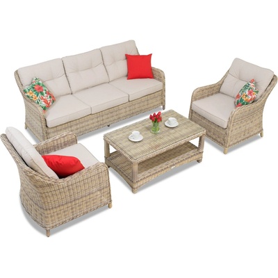 Garden Point Техноратанов комплект Toledo Coffee 5 beige Garden Point (GAP144-3)