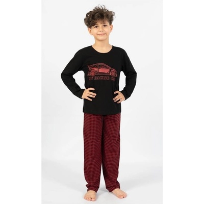 Vienetta Secret chlapčenské pyžamo Car čierna