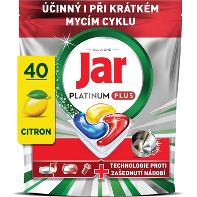 Jar Platinum Plus Lemon kapsle do myčky 40 ks – Hledejceny.cz