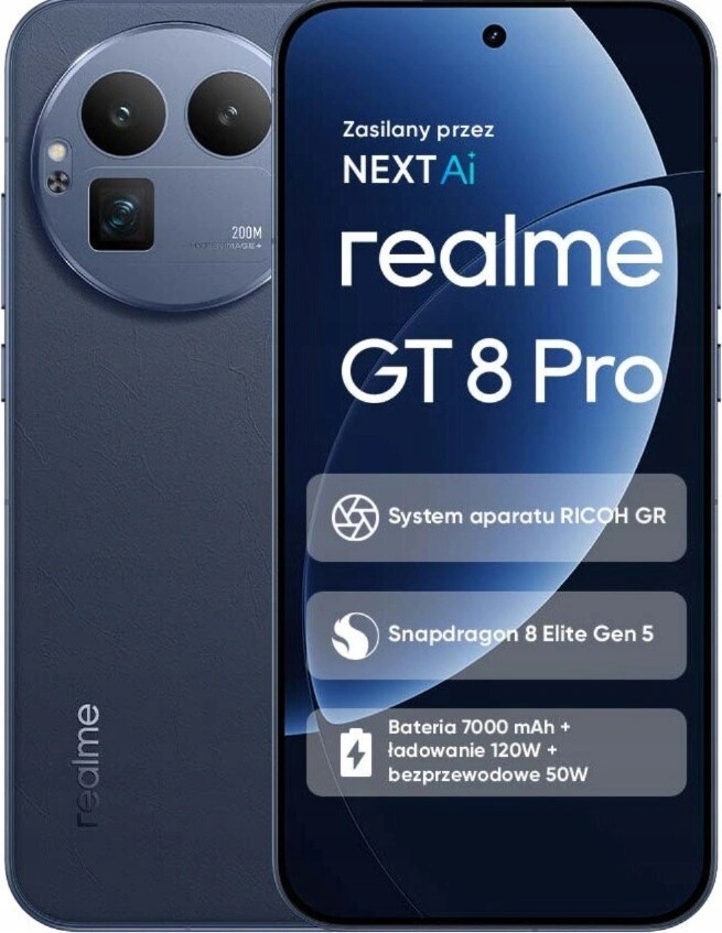 【Hasan】Realme GT 8 Pro 16GB/512GB ブルー Realme GT 8 Pro 5G 16GB/512GB Dual SIM Urban Blue (6941764476998