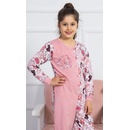 Dívčí overal s kočkami šédé