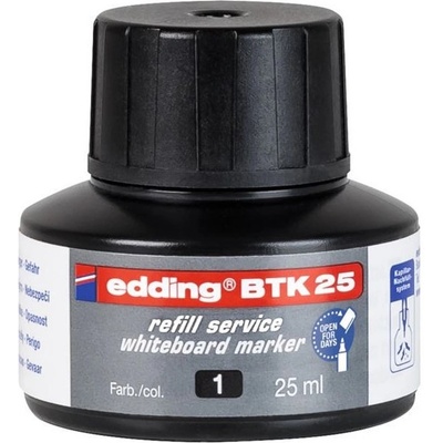 Inkoust tabulový BTK 25 pro popisovače Edding e363 černý 25 ml