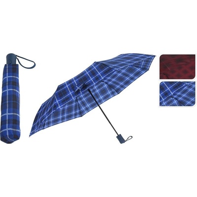 Excellent deštník skládací kostka modrý
