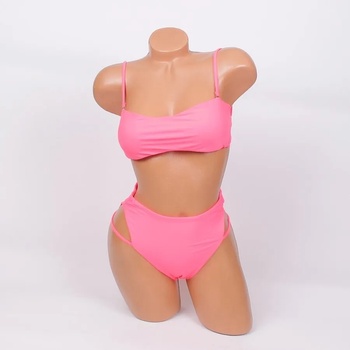 Image 1 of Дамски бански в неоново-розов цвят - чашка В