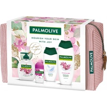 Palmolive Natural Orchid & Milk sprchový gél 500 ml + Natural Sensitive sprchový gél 250 ml + Luxurious Softness antiperspirant roll-on 50 ml + Natural Orchid & Milk tekuté mydlo 300 ml + kozmetická e