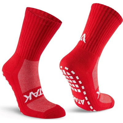 ATAK Sports Юношески чорапи ATAK Sports Mid Grip Socks Junior - Red/White