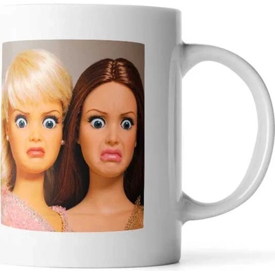 Sablio Hrnček Šokovaná Barbie Meme Barbie standard 330 ml