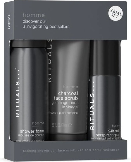 RITUALS КОМПЛЕКТ Rituals Trial Set Homme S Комплект мъжки 170ml