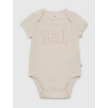 GAP Бебешко боди с логото на Gap GAP | Rozov | Момичешки | 56-62