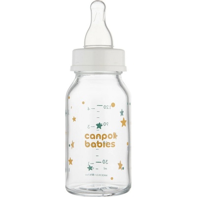 Canpol Babies lahev skleněná s úzkým hrdlem Toys 42/202 120ml