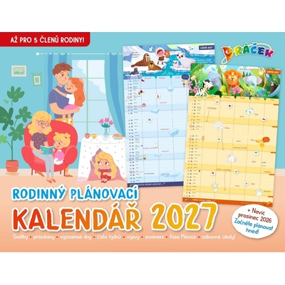 Dráčkův nástěnný rodinný plánovací 2027