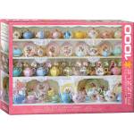 EUROGRAPHICS - Puzzle Colorful coffee party - 1 000 piese