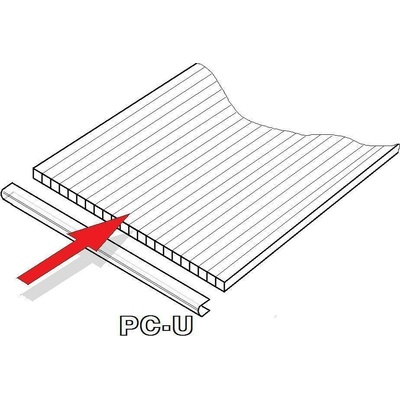 Lanit Plast PC U-profil skleník 1 ks LG2365 – Hledejceny.cz