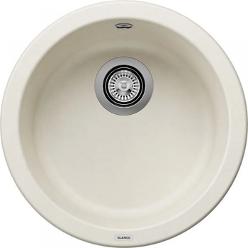 BLANCO Rondo Меко бял кръгла мивка за вграждане (527057)