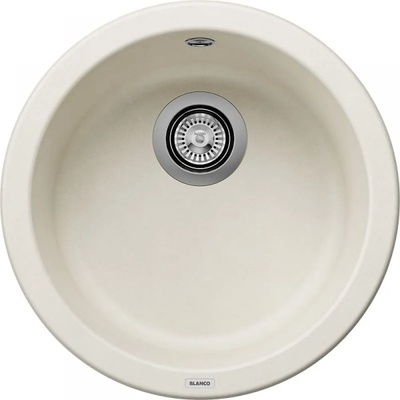 BLANCO Rondo Меко бял кръгла мивка за вграждане (527057)