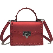 Dámská kabelka Red Metal Rivet