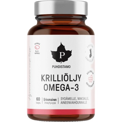 Puhdistamo Krillový olej Super Omega 3 60 kapslí