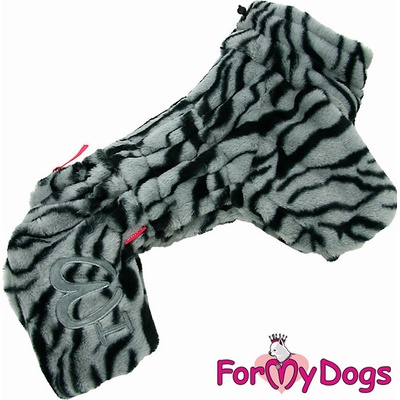 FOR MY DOGS Overal GREY AND PINK