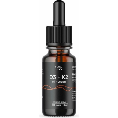 Flow D3 + K2 vegan oil 10 ml