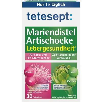 tetesept Mariendistel Artischocke - 30 таблетки