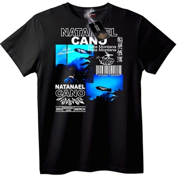 NOONEBRAND Тениска Natanael Cano 2023 музикална - M, Black