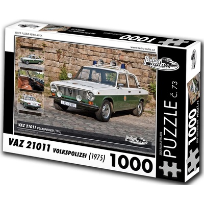 Retro cars - Puzzle VAZ 21011 Volkspolizei (1975) - 1 000 piese