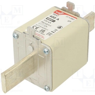 DF ELECTRIC 371380 Pojistka: tavná; 400A; 690VAC; 550VDC; gS; keramická; NH2