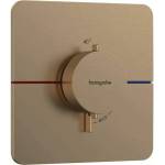 Hansgrohe ShowerSelect Comfort Q термостатичен смесител за душ, стъклен бронз (15588140)