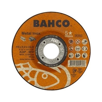 Bahco Kotouč brusný 230 x 6.5 mm A24P BA-3921-230-T27-IM