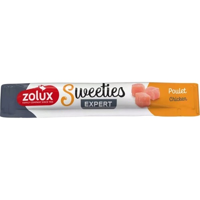 Zolux krémová pochúťka pre psa Sweetties kuracia 14 g