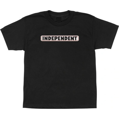 Independent triko Bar Logo S/S Midweight T-Shirt Black