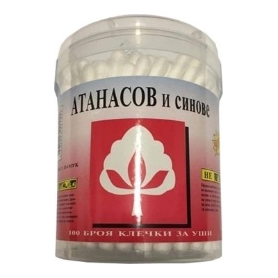 Клечки за уши Атанасов 100бр (577)