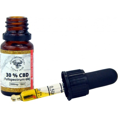 Medicinálne huby Liečbainak 30% CBD v MCT oleji Full Spectrum 10 ml