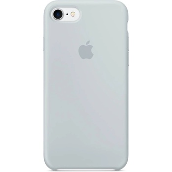 Apple Silicone Case - оригинален силиконов кейс за iPhone 8, iPhone 7 (бледосин)