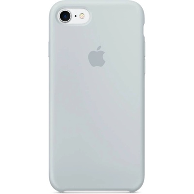 Apple Silicone Case - оригинален силиконов кейс за iPhone 8, iPhone 7 (бледосин)