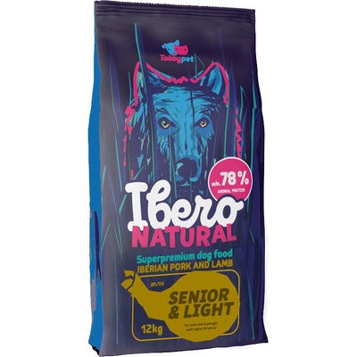 Ibero Natural Senior & Light Dog Pork & Lamb 3 kg