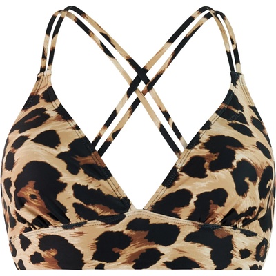 Protest Дамско бикини горнище Protest Women's MIXSupers Triangle Bikini Top - Fudge Camel - размер 42 (EU) (150-6529-0115)
