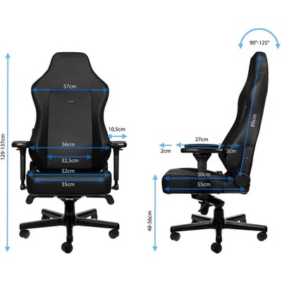 Noblechairs HERO Black Edition NBL-HRO-PU-BED