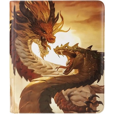 Dragon Shield Zippered Codex - Wood Snake