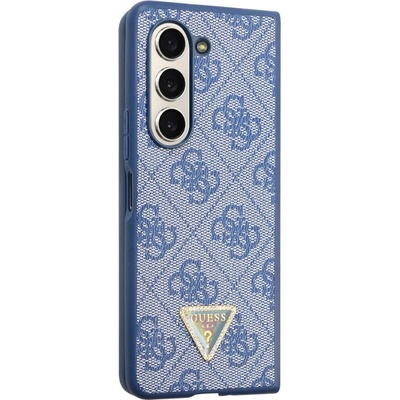 GUESS Гръб Guess за Samsung Galaxy Z Fold 5, 4G PU Leather Triangle Case, Син (3666339174095)