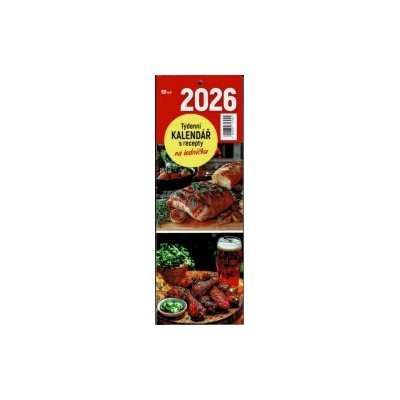 Nástěnný Týdenní s recepty 2026