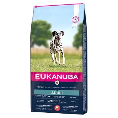 EUKANUBA Adult Large Сьомга и ечемик 12кг
