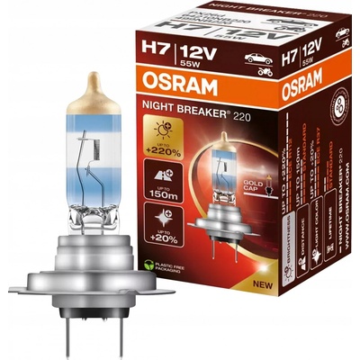 Osram Night Breaker Laser H7 PX26d 12V 55W 64210NB220