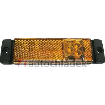 Svítilna poziční LED oranžová 130x20x12