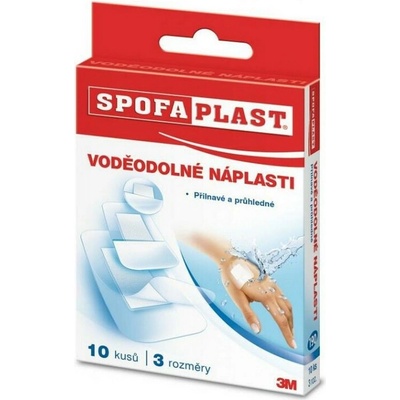 3M SPOFAPLAST 190 Vodeodolné náplaste 10 ks