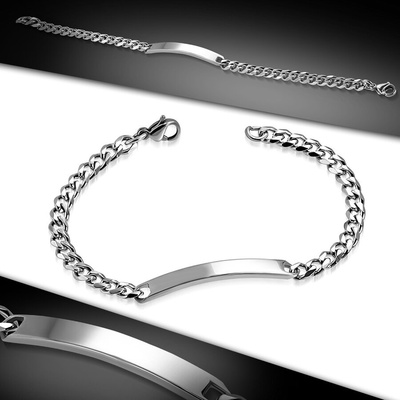 Talitha Гривна с плочка за гравиране