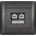 ELMARK Rhyme rj11+rj45 КОНТАКТ ГРАФИТ МЕТАЛИК (11735)