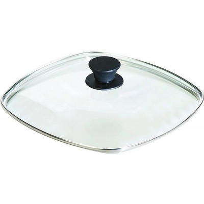 Lodge čtvercová skleněná poklice 26cm
