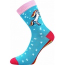 Detské protišmykové ponožky Filip II malinová